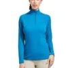 Ariat Auburn 1/4 Zip Baselayer - Saxony Blue