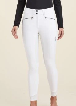Ariat Tri Factor Bellatrix Full Seat Grip Breech - White