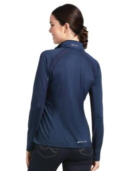 Ariat Sunstopper 2.0 1/4 Zip Baselayer - Navy -Equisstride Style Shop ariat sunstopper navy 3rdy