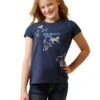 Ariat Youth Frolic T-Shirt - Navy Eclipse