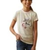 Ariat Kids Flora T-Shirt - Oatmeal Heather