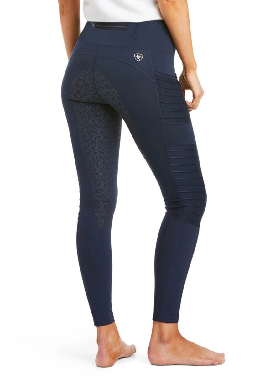 Ariat EOS Moto Full Seat Tights - Navy 2 Ariat EOS Moto Full Seat Tights - Navy - Image 2