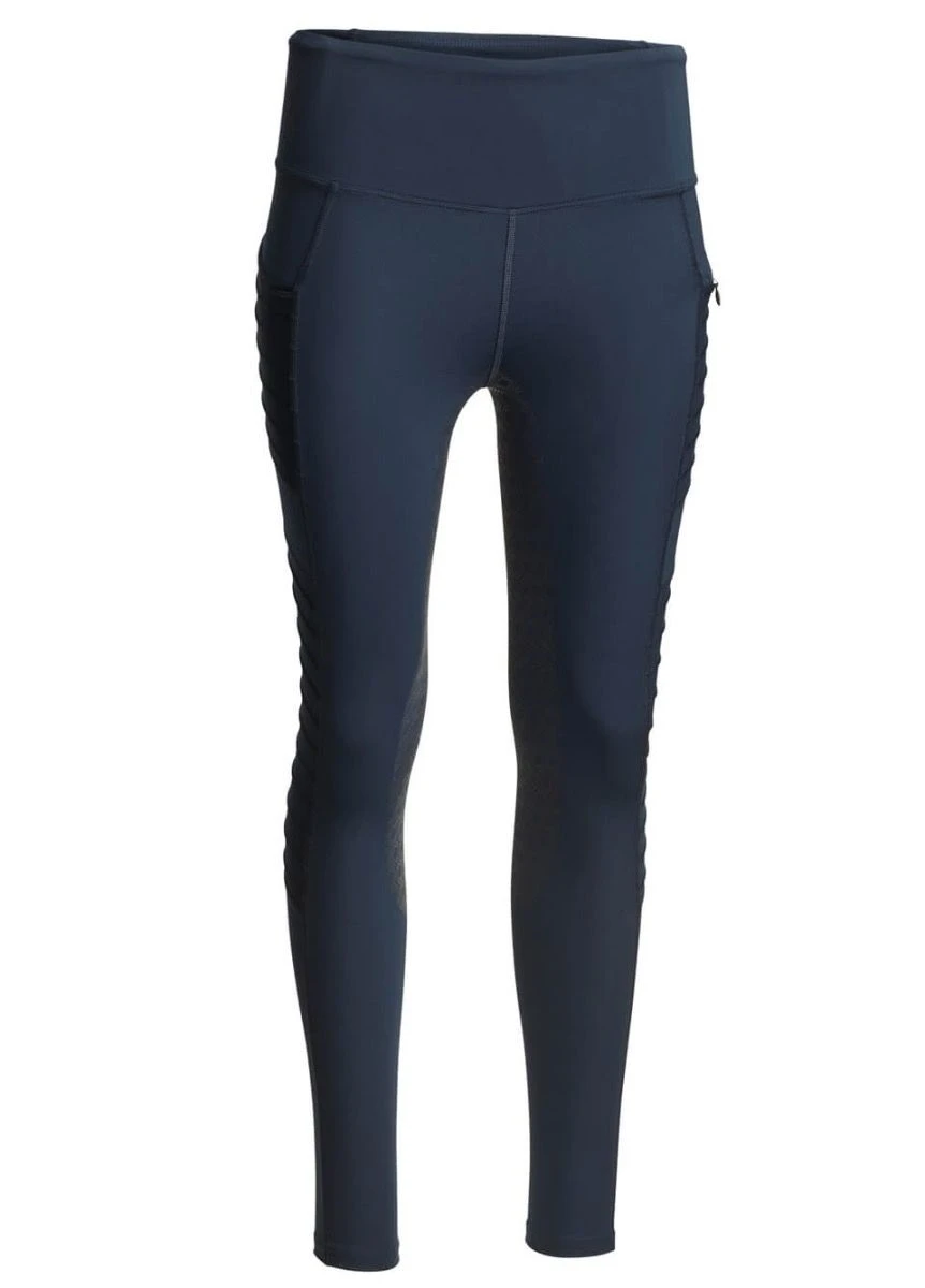 Ariat EOS Moto Full Seat Tights - Navy 3 Ariat EOS Moto Full Seat Tights - Navy - Image 3