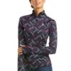 Ariat Womens Lowell 2.0 1/4 Zip Base Layer - Team Print