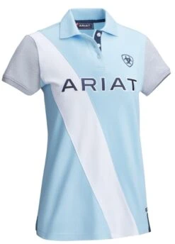 Ariat Taryn Polo - Blue Bell -Equisstride Style Shop ariattarynbluebellrdy