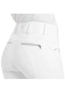 Ariat Trifactor X Grip Full Seat Breech - White -Equisstride Style Shop ariattrifactorwhite2rdy