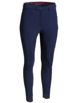 Ariat Triton Grip Full Seat Breech - Navy -Equisstride Style Shop ariattritongripfsbreechnavy3rdy