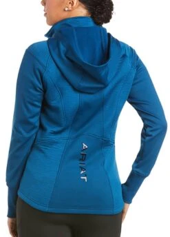 Ariat Wilde Full Zip Sweatshirt - Blue Opal -Equisstride Style Shop ariatwildeblueopalrdy