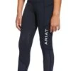 Ariat Kids EOS Full Seat Tights - Navy