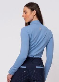 Blackfort Equestrian Cool Mesh Base Layer - Corn Blue -Equisstride Style Shop blackfort base layer corn blue 3rdy
