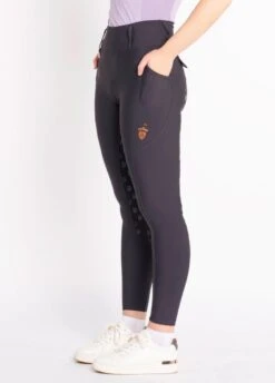 Blackfort Equestrian Riding Breggings - Grey/Rose Gold