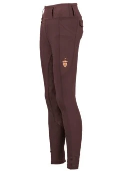 Blackfort Equestrian Riding Breggings - Chocolate/Rose Gold