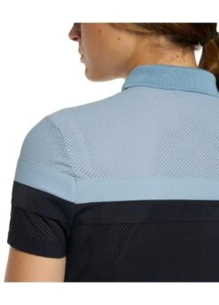 Cavalleria Toscana Perforated Polo Shirt - Navy/Sky Blue -Equisstride Style Shop cavalleria toscana perforated polo navy sky 5rdy
