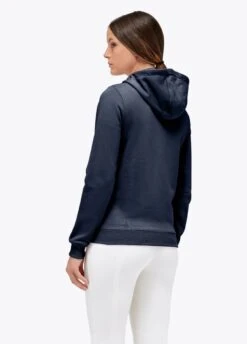 Cavalleria Toscana Emblem Hoodie - Atlantic Blue -Equisstride Style Shop ct emblem hoodie 7j00 3rdy