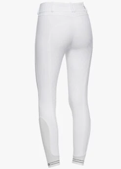 Cavalleria Toscana High Waist Full Seat Breeches - White -Equisstride Style Shop ct high breech white 3rdy