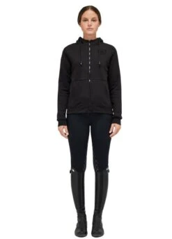 Cavalleria Toscana Orbit Zip Hoodie - Black -Equisstride Style Shop ct orbit black 3rdy