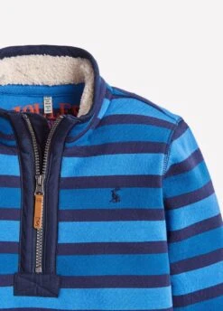 Joules Junior Winter Dale Sweatshirt - Blue Stripe 8 Joules Junior Winter Dale Sweatshirt - Blue Stripe -Equisstride Style Shop dale4