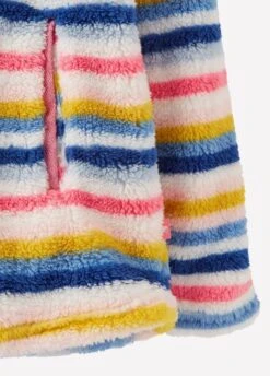 Joules Junior Ellie Half Zip Fleece - Multi Stripe -Equisstride Style Shop ellie3