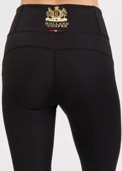 Holland Cooper Sport Legging - Black -Equisstride Style Shop equileggingsportblk2