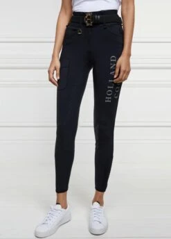Holland Cooper Burghley Thermal Riding Leggings - Black
