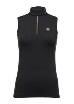 Holland Cooper Elite Sleeveless Base Layer - Black -Equisstride Style Shop hc elite sless black 3rdy