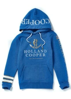 Holland Cooper Heritage Hoodie - Deep Cobalt Marl -Equisstride Style Shop hc heritage cobalt 4rdy