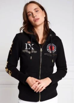 Holland Cooper Team Hoodie - Black