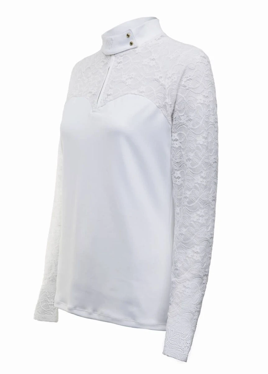 Holland Cooper Newbury L/S Base Layer - White 3 Holland Cooper Newbury L/S Base Layer - White - Image 3