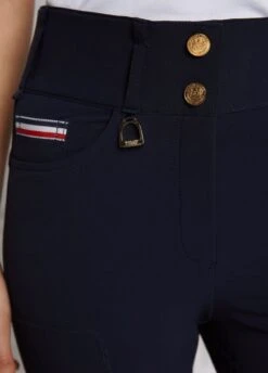 Holland Cooper Hickstead Breeches - Ink Navy -Equisstride Style Shop hchicksteadinknavyrdy