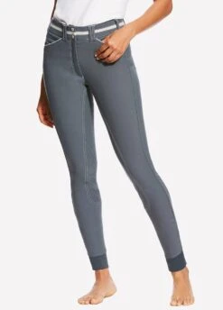 Ariat Ladies Heritage Elite Grip FS Breeches - Weathered Slate