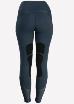 Horseware Ladies Riding Tights - Navy -Equisstride Style Shop hwaretightnvy3rdy