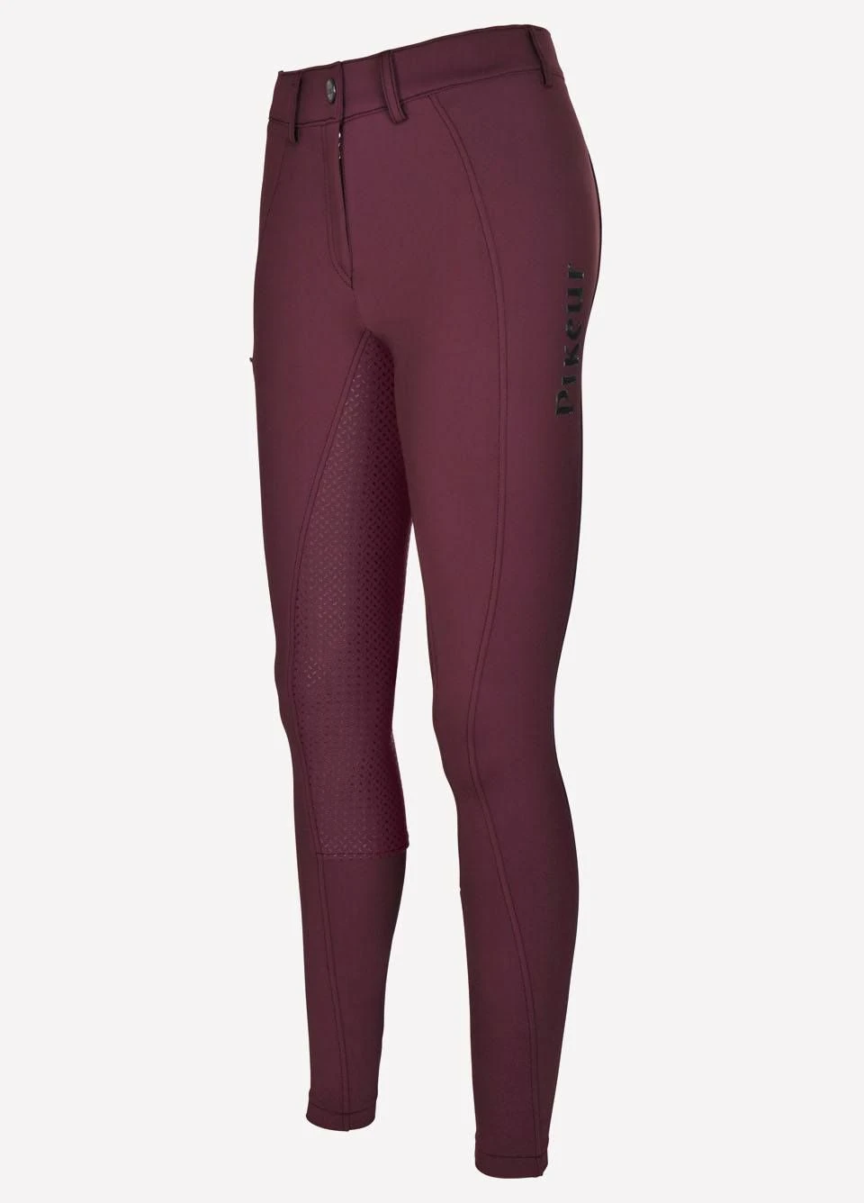 Pikeur Ladies Ine Grip Breeches - Bordeaux 1 Pikeur Ladies Ine Grip Breeches - Bordeaux