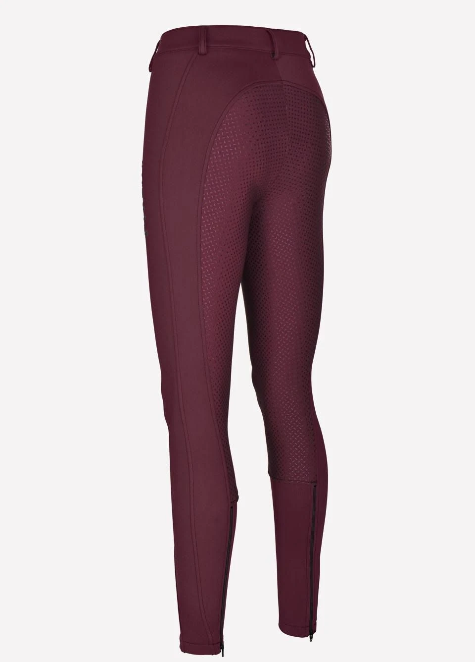 Pikeur Ladies Ine Grip Breeches - Bordeaux 2 Pikeur Ladies Ine Grip Breeches - Bordeaux - Image 2