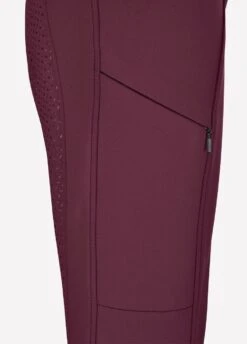 Pikeur Ladies Ine Grip Breeches - Bordeaux 9 Pikeur Ladies Ine Grip Breeches - Bordeaux -Equisstride Style Shop ine4