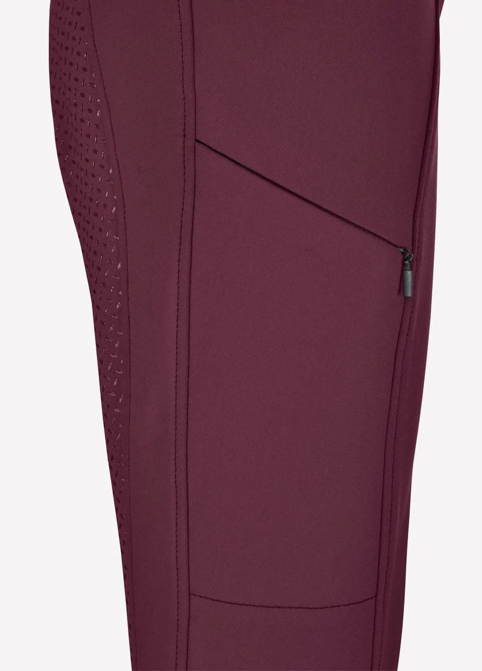 Pikeur Ladies Ine Grip Breeches - Bordeaux 4 Pikeur Ladies Ine Grip Breeches - Bordeaux - Image 4