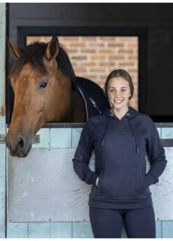 LeMieux Elite Hoodie - Navy -Equisstride Style Shop lemieux elite hoodie navy 4rdy