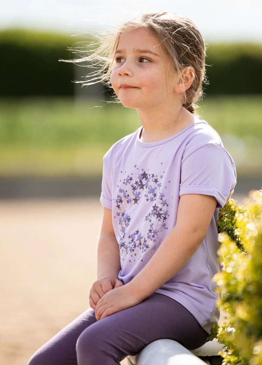 LeMieux Mini Lexi T-Shirt - Wisteria 3 LeMieux Mini Lexi T-Shirt - Wisteria - Image 3