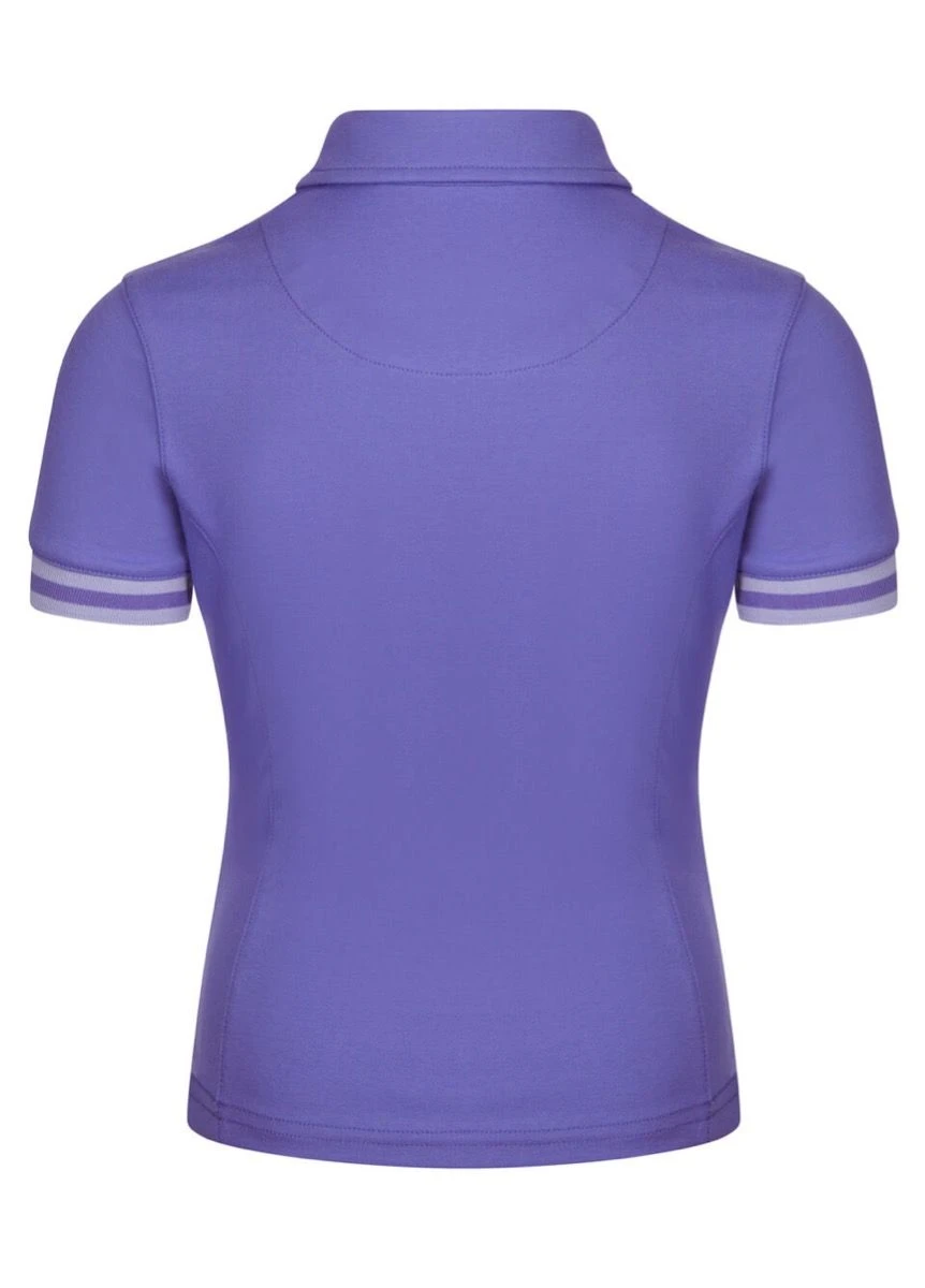 LeMieux Mini Polo Shirt - Bluebell 3 LeMieux Mini Polo Shirt - Bluebell - Image 3