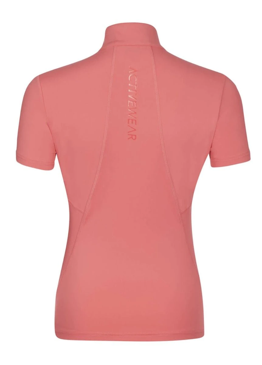 LeMieux Short Sleeve Base Layer - Papaya 3 LeMieux Short Sleeve Base Layer - Papaya - Image 3