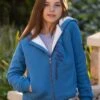 LeMieux Young Rider Hollie Sherpa Lined Hoodie - Atlantic