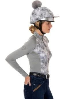 LeMieux Glacé Base Layer - Grey -Equisstride Style Shop lmbasegrey3rdy