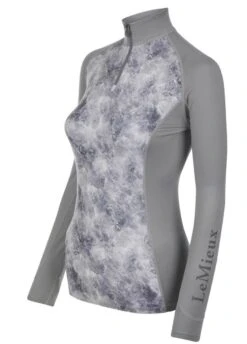 LeMieux Glacé Base Layer - Grey -Equisstride Style Shop lmbasegrey4rdy
