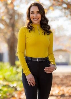 LeMieux Liberte Base Layer - Dijon -Equisstride Style Shop lmlibertebasedijon6rdy