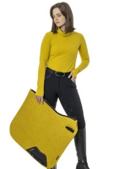 LeMieux Liberte Roll Neck - Dijon -Equisstride Style Shop lmliberterolldijon5rdy