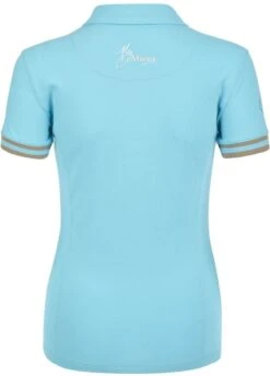 LeMieux Polo Shirt - Azure 11 LeMieux Polo Shirt - Azure -Equisstride Style Shop lmpoloazure2rdy