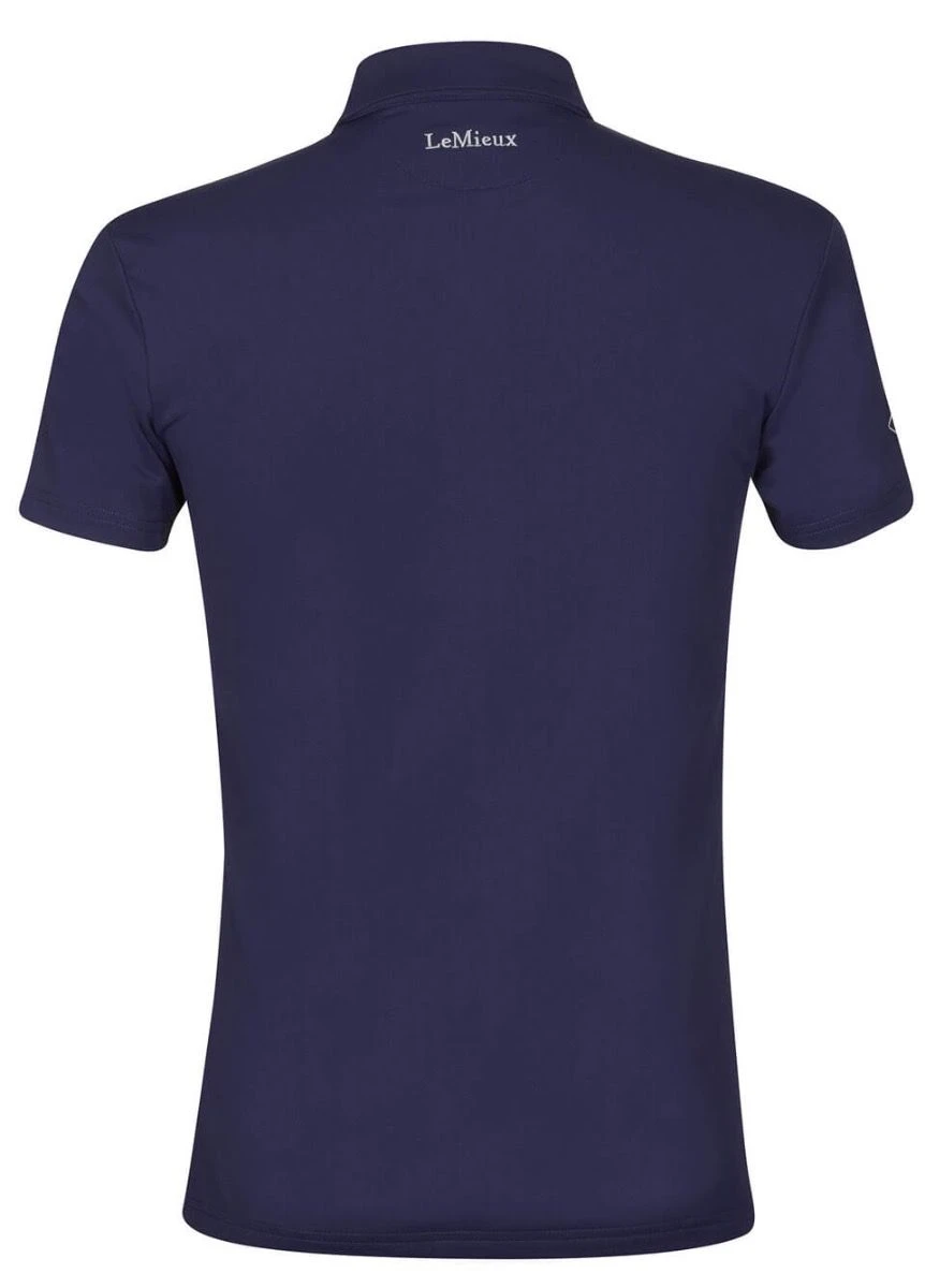 LeMieux Monsieur Mens Polo Shirt - Navy 4 LeMieux Monsieur Mens Polo Shirt - Navy - Image 4