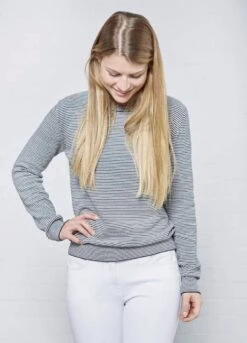 Toggi Maya Ladies Knit Jumper - Midnight Stripe -Equisstride Style Shop maya 2rdy