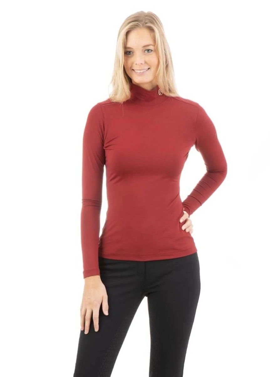 Anky Ladies Mockneck - Chilli Pepper 1 Anky Ladies Mockneck - Chilli Pepper