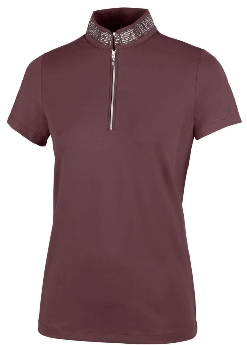 Pikeur Birby Polo Shirt - Light Aubergine 1 Pikeur Birby Polo Shirt - Light Aubergine