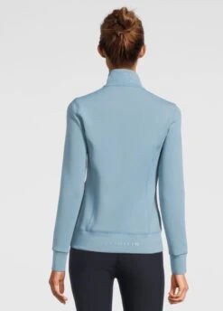 PS Of Sweden Faith Zip Sweater - Aqua -Equisstride Style Shop psfaithaquardy